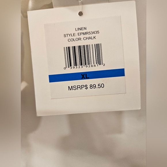 NWT - Linen Ellen Tracy White Button Down Shirt - Size XL - Picture 12 of 12